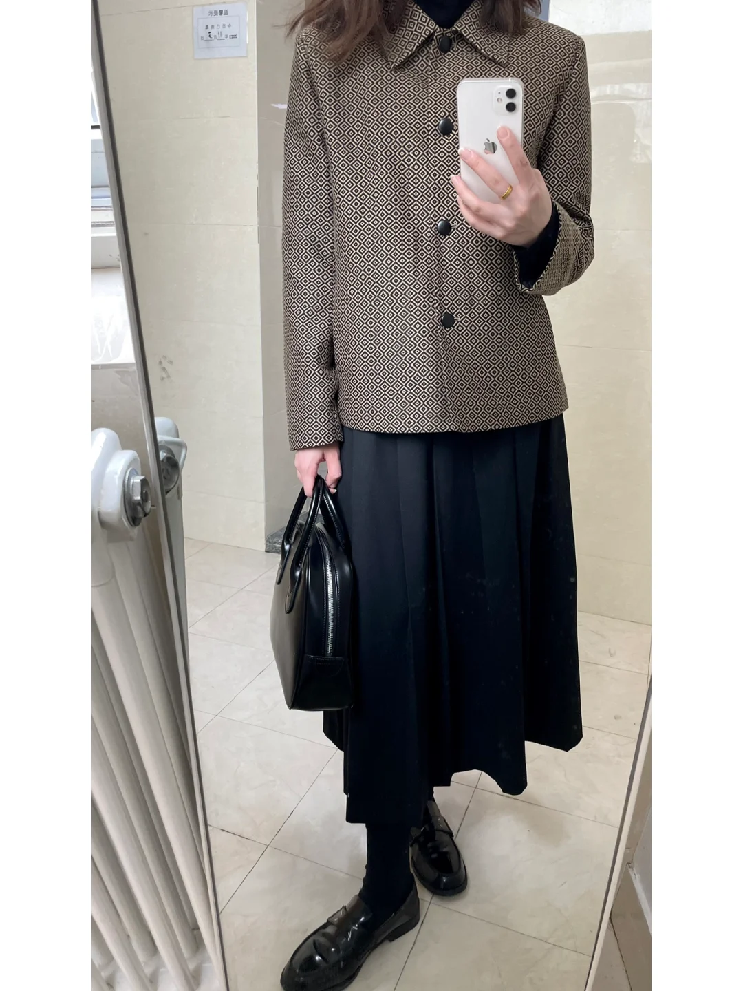 优雅过冬/精致提花小棉服