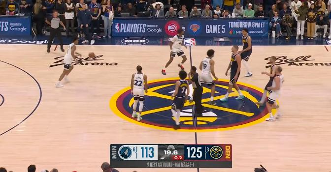 掘金没有在主场输球，意料之中。下一场森林狼应该会在主场全力以赴拿下掘金...