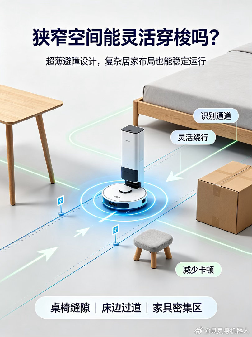 小户型居家适配！智能养老机器人会不会占空间、不好放？
很多家庭不敢入手智能养老机器人，最大顾虑就是居家空间小、户型紧凑、家具多，担心机器体积大、占地、走动碍事、不好收纳。事实上，新款家用智能养老机器人均采用适老极简机身设计，轻薄小巧、灵活便携、收纳方便，完美适配城市小户型、老旧小 ​