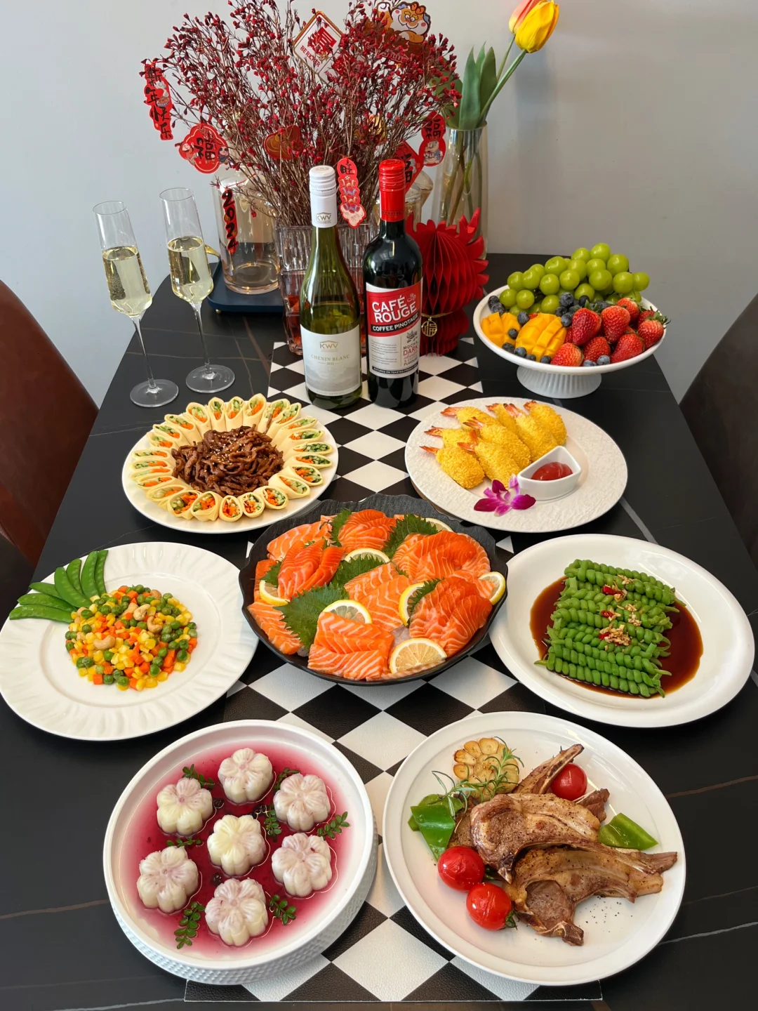 新年聚餐 ｜迎新年 多举杯 常相见🥂