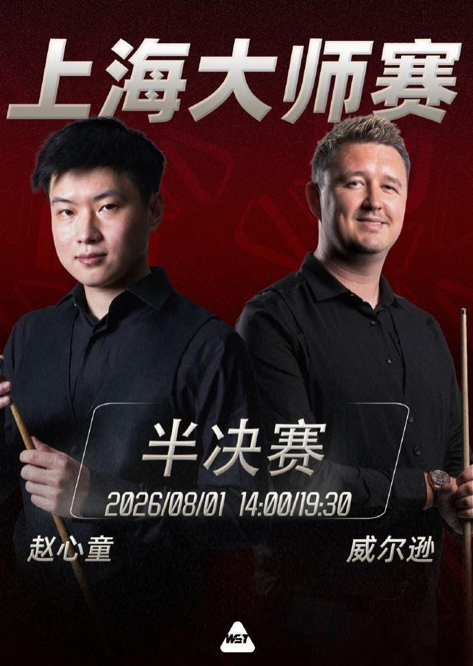 赵心童vs凯伦·威尔逊交手记录：3胜4负，去年上海大师赛不敌对方！  ...