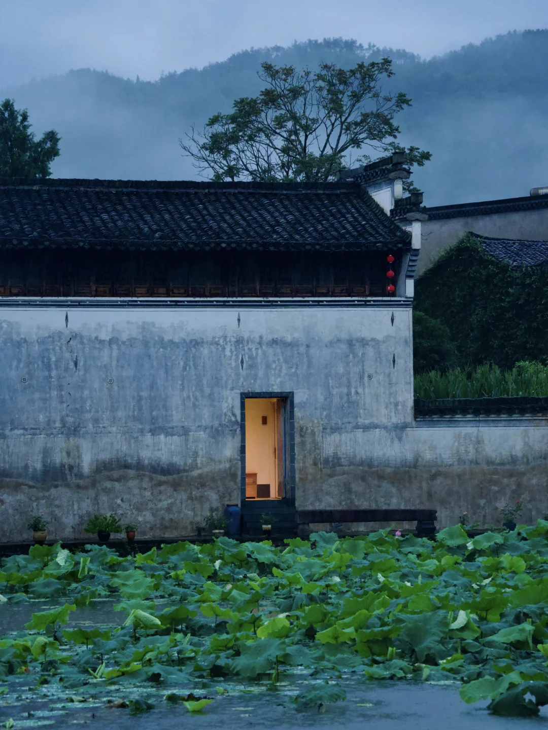雨落在徽州，才算是落对了地方