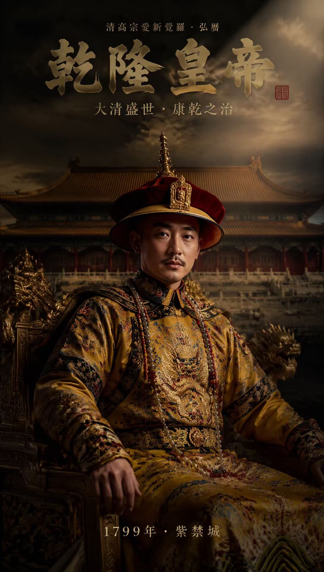 很多人被电视剧骗了，真实的乾隆其实是个“顶级人精”，最近网上又有人在讨论“为什么清朝后期突然不行了”。很多人第一反应都是：怪慈禧。但其实，大清真正的问题，很多在乾隆晚年就已经埋下了。这个人特别有意思。表面看，他天天下江南、写诗、盖章、宠和珅，像个爱享受的皇帝。但真实的乾隆，远比电视剧里可怕。他是中国