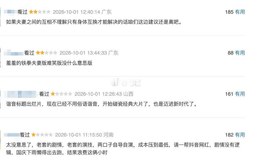 小沈阳夫妻新片照搬《羞羞的铁拳》套路，  怎么对标贾玲还失败了[吃瓜] ​