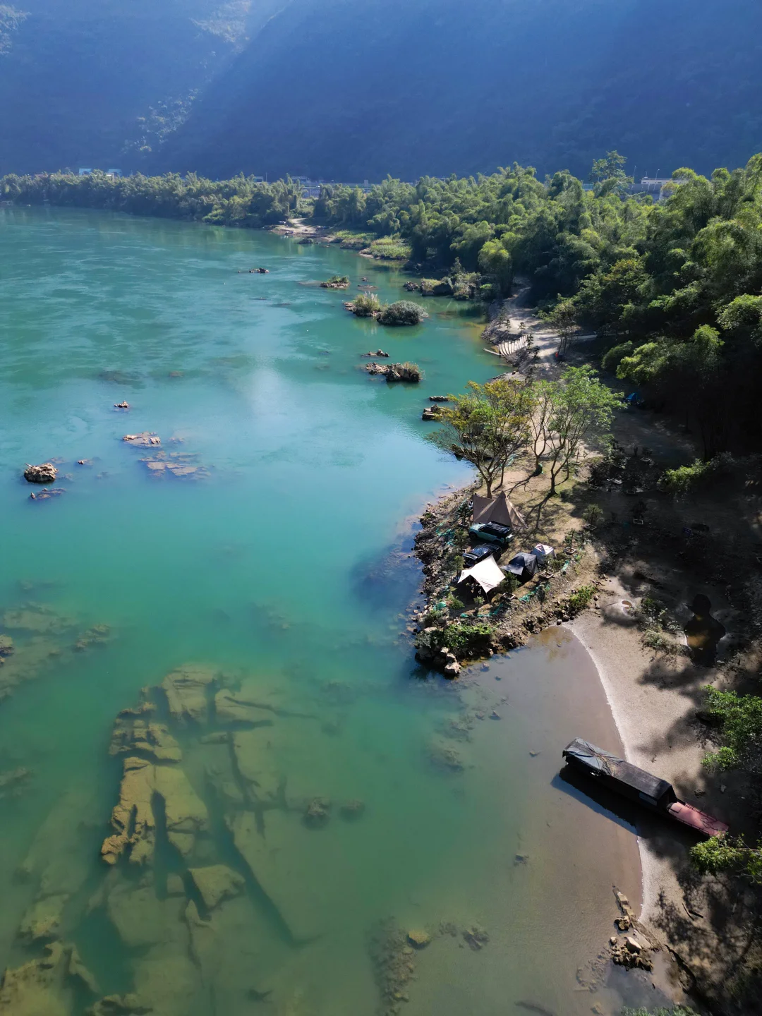 南宁自驾2h｜电车友好｜红水河畔免费露营地