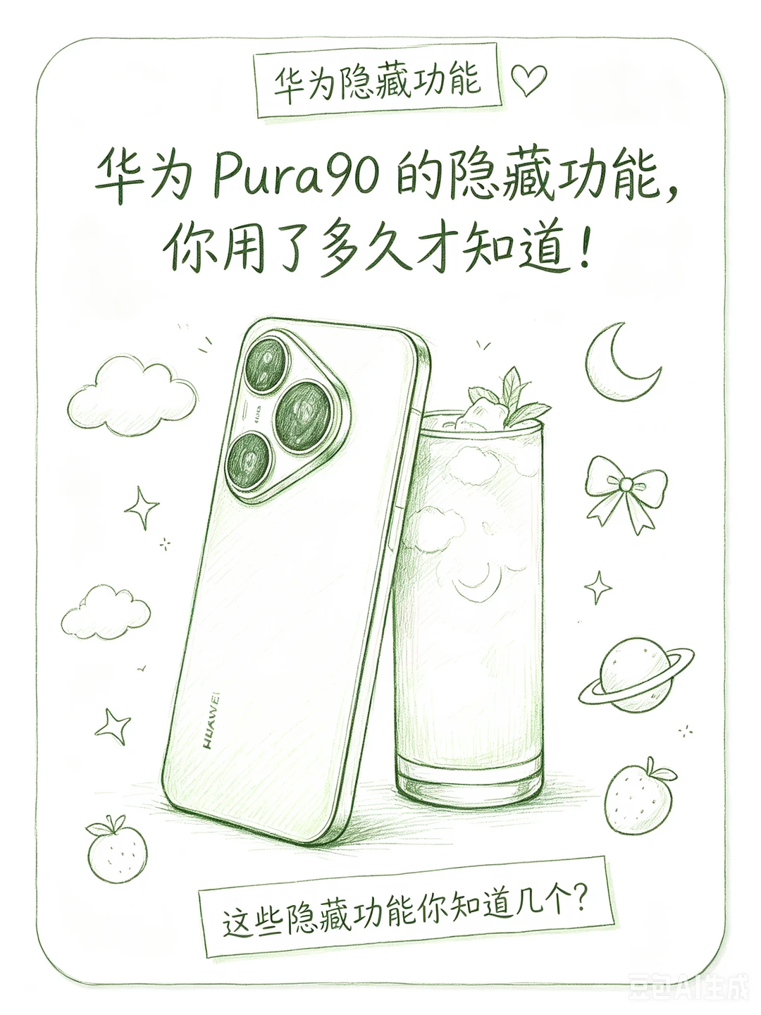 可能99%人不知道，华为Pura90的隐藏功能！