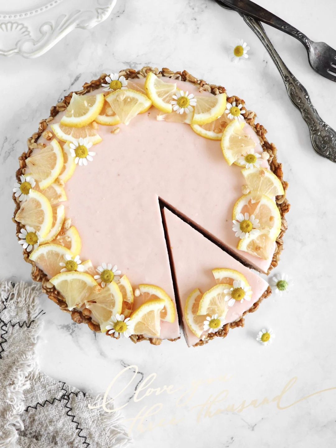 高颜值下午茶|🍓燕麦草莓芝士挞|做法超简单