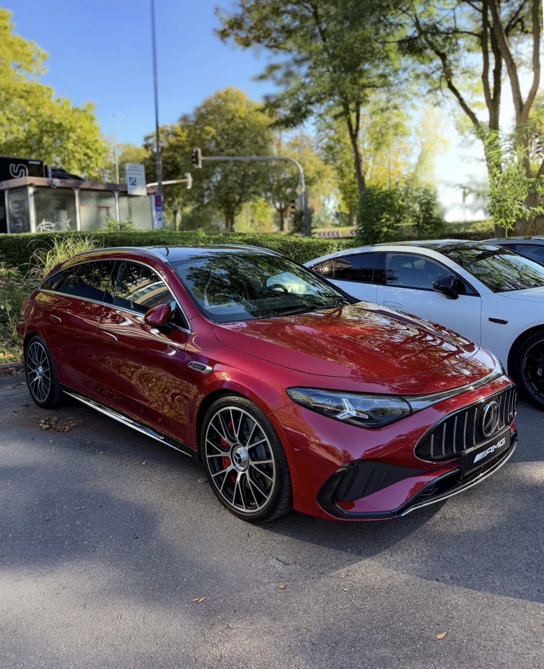 奔驰AMG CLA45S 实拍 这个姿态绝了