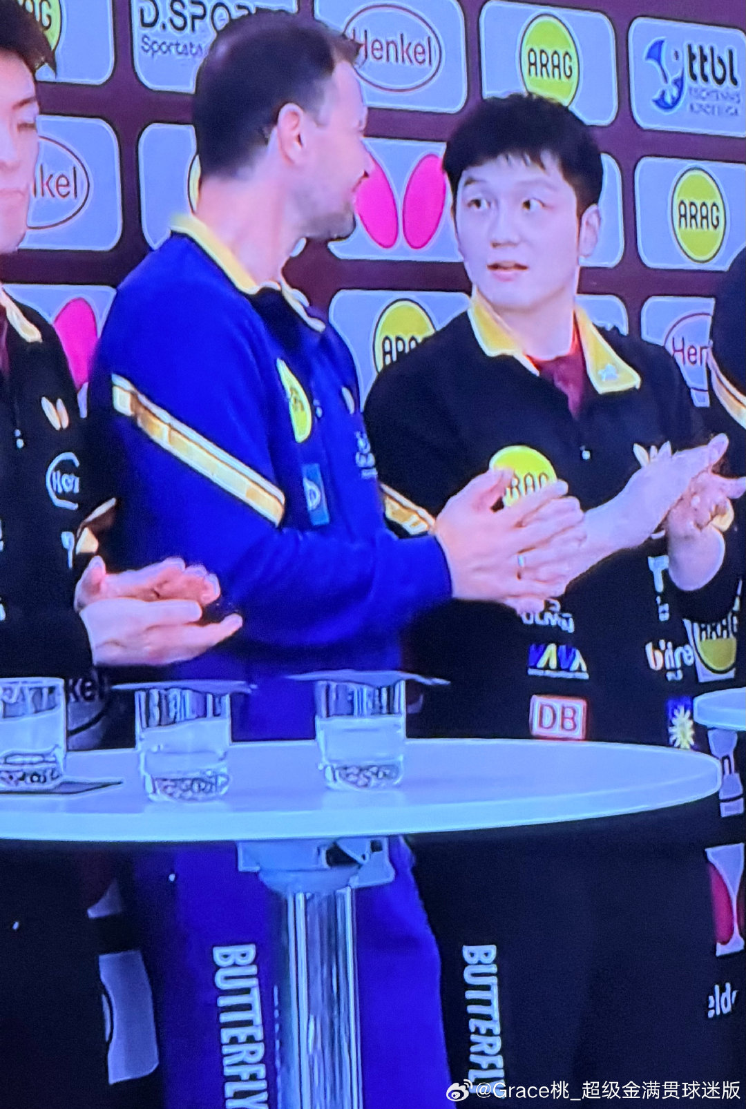 新赛季，敬友情，敬热爱，敬纯粹，敬自由[干杯][干杯][哈哈]#樊振东加油# ​