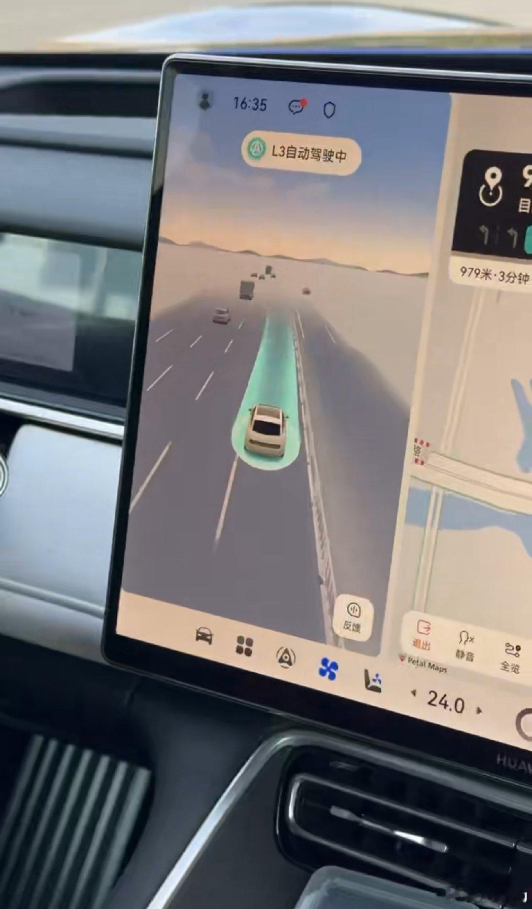 #余承东称智界RX开启L3级道路测试##智界RX获L3测试牌照#以前觉得L3还离得远，看智界RX已经在快速路上实测，才知道这事正在发生。 ​
