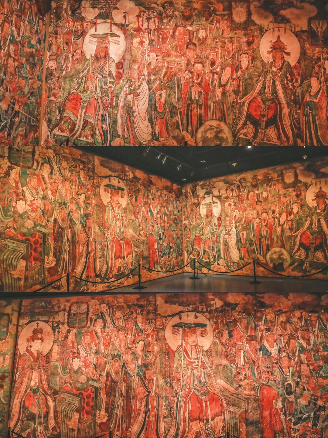 286位神仙列阵，太震撼啦🎉永乐宫国宝！