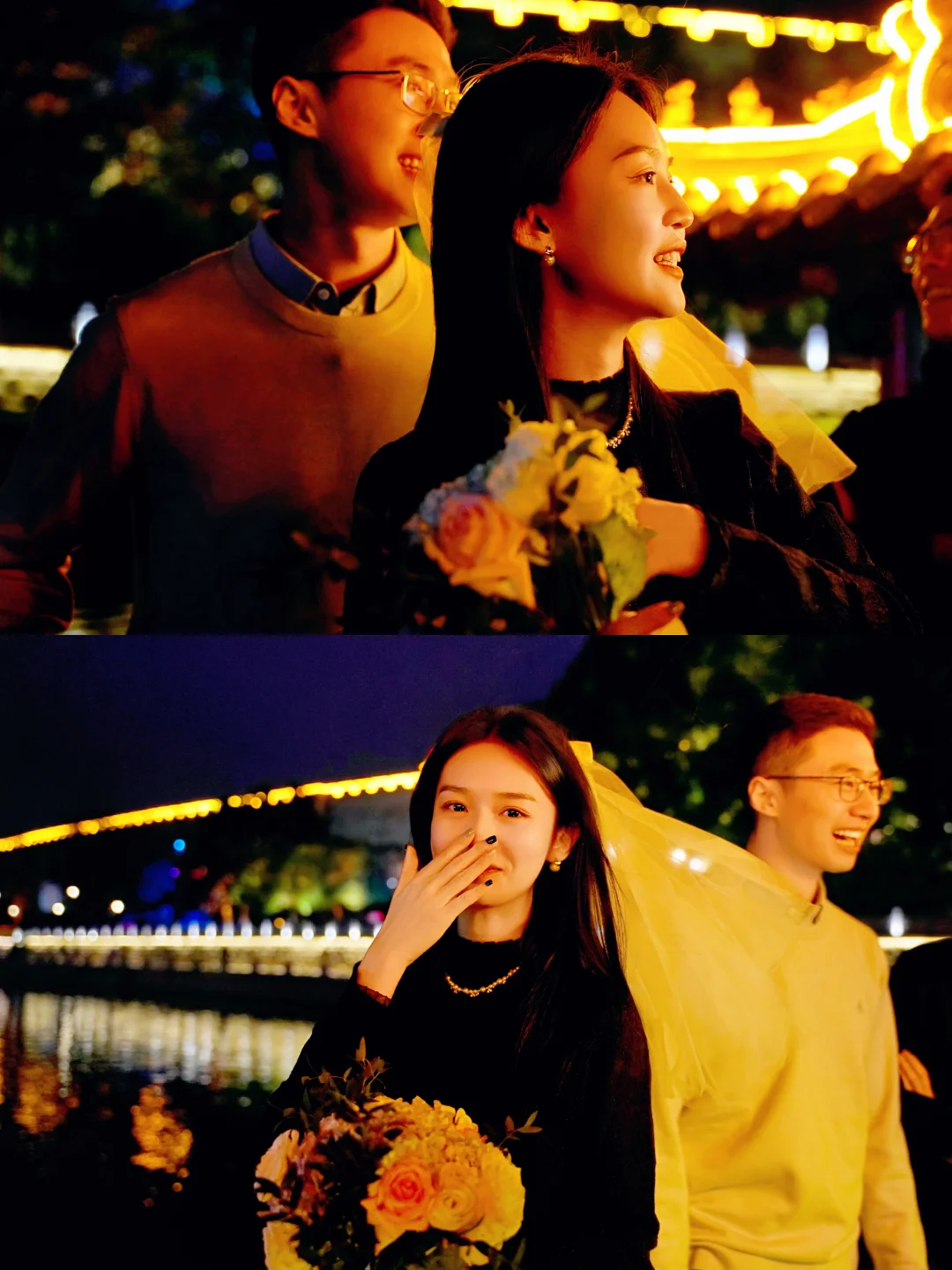 我18岁就爱的人，在秦淮河向我求婚啦❤️