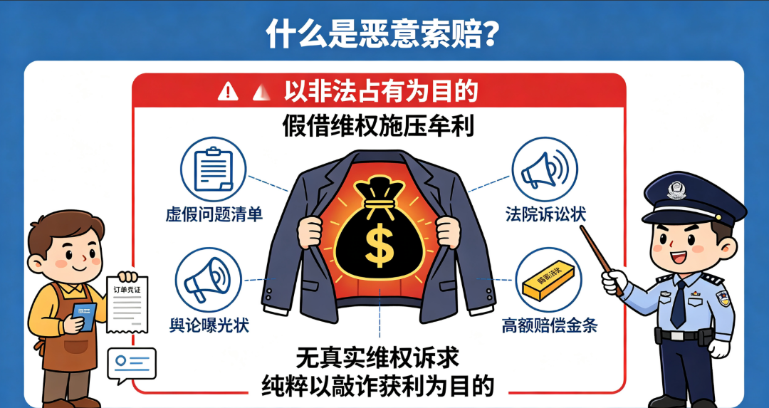 扫黑除恶 | 假借“消费维权”，实则“恶意索赔” ？刑拘！
【来源：浙江衢州公安】
近日，衢州全市公安机关深入贯彻深化扫黑除恶专项斗争部署，聚焦十类新型黑恶犯罪，坚持露头就打、打早打小、打深打透，切实保护人民群众生命财产安全。
商品买！买！买！
居然也能被玩成“碰瓷式生意”
看似是消费者维权投诉
实