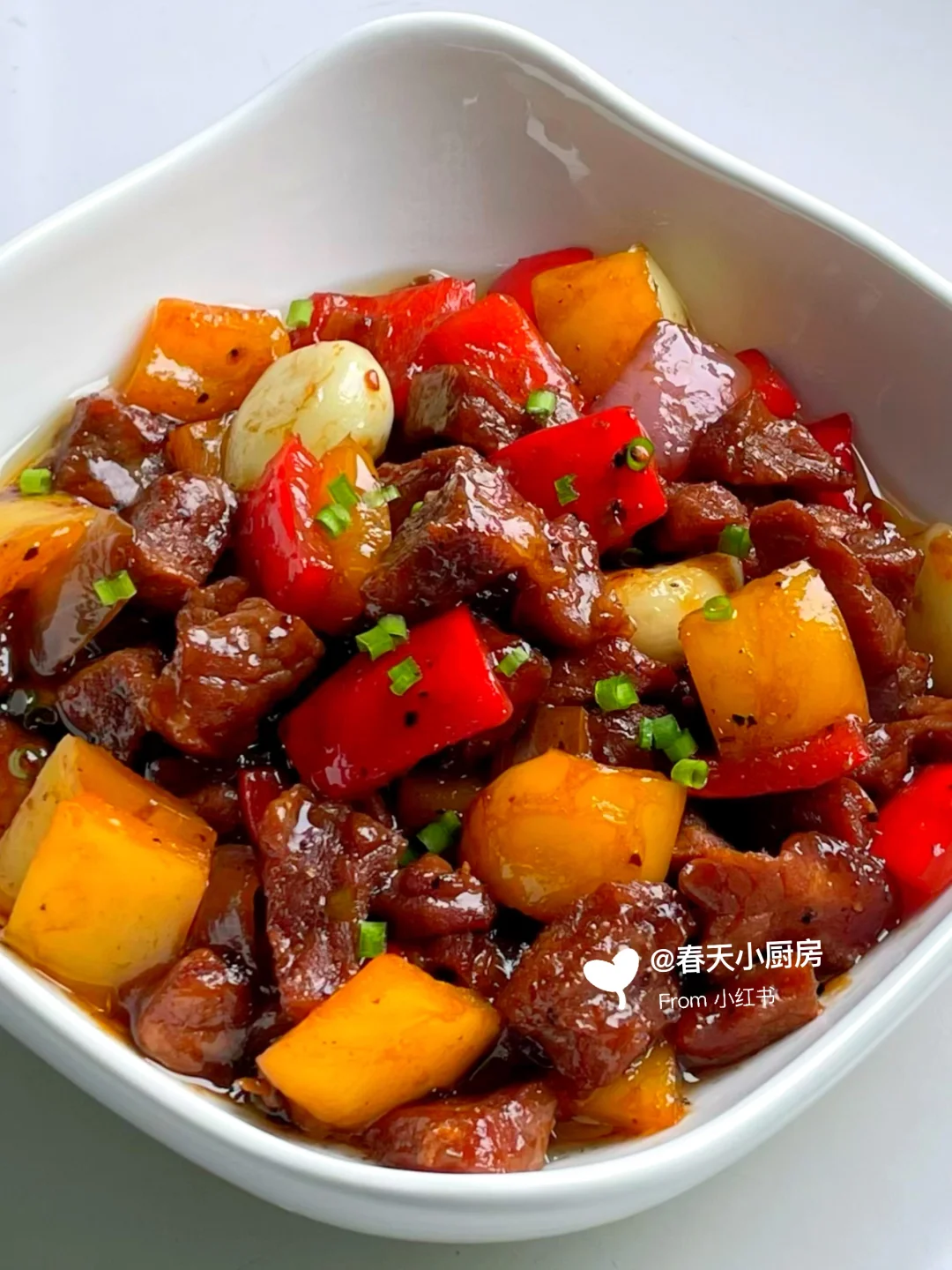 谁懂啊😭黑椒牛肉粒嫩到爆汁！配饭炫3碗