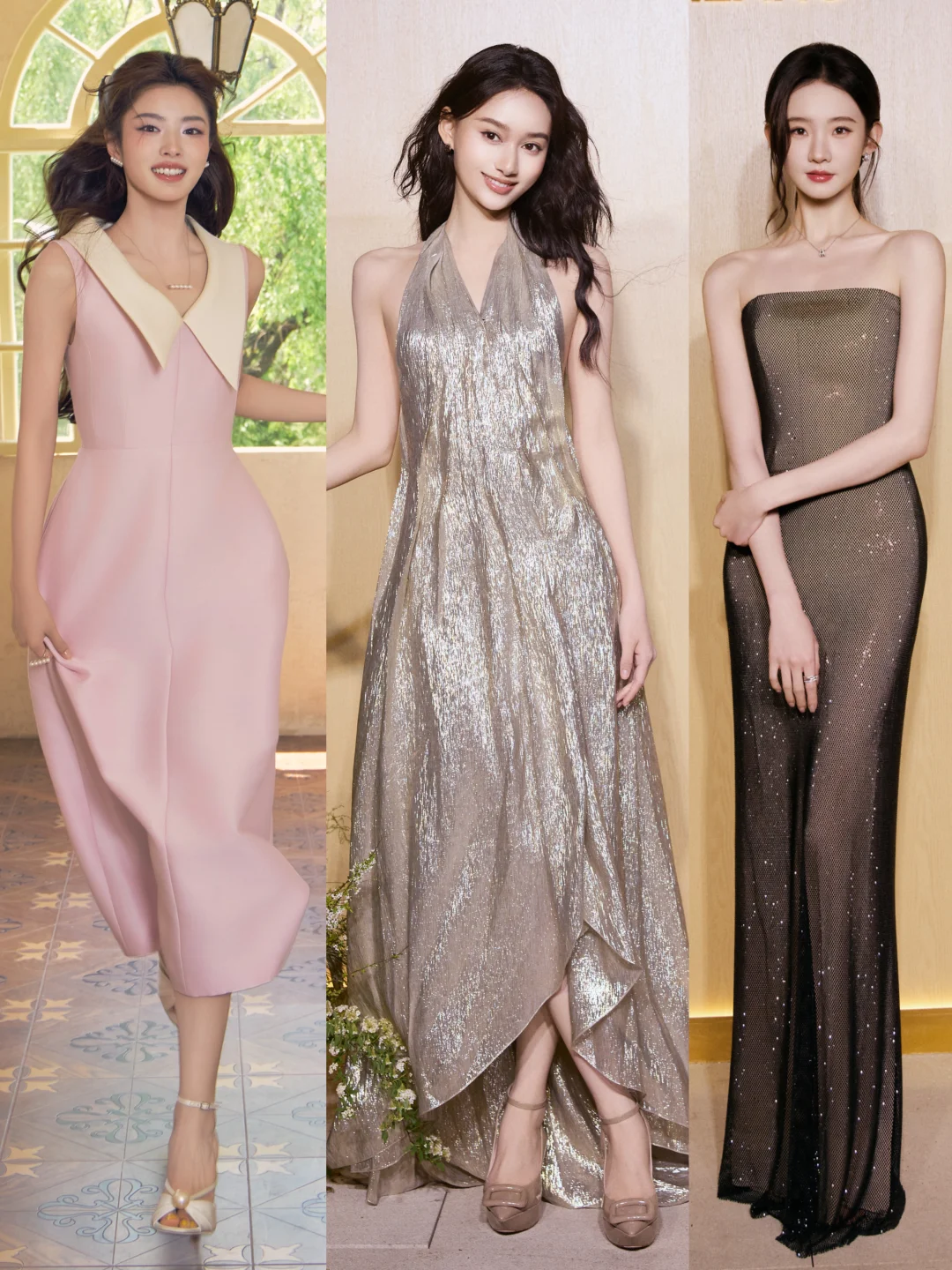 徐若晗张艺凡夏梦同台，好抗打的三小花呀