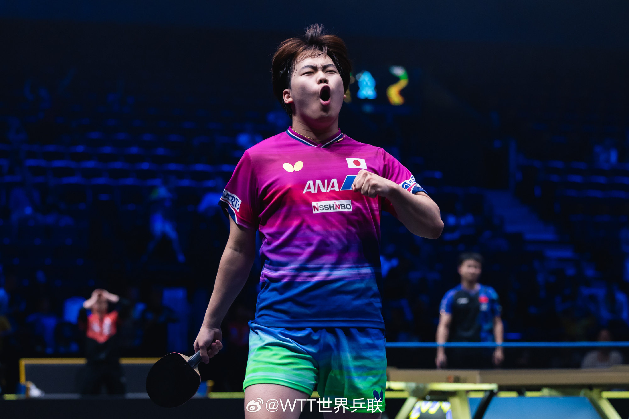 WTT欧洲大满贯瑞典站男单1/8决赛，周启豪2-3松岛辉空（11-5...
