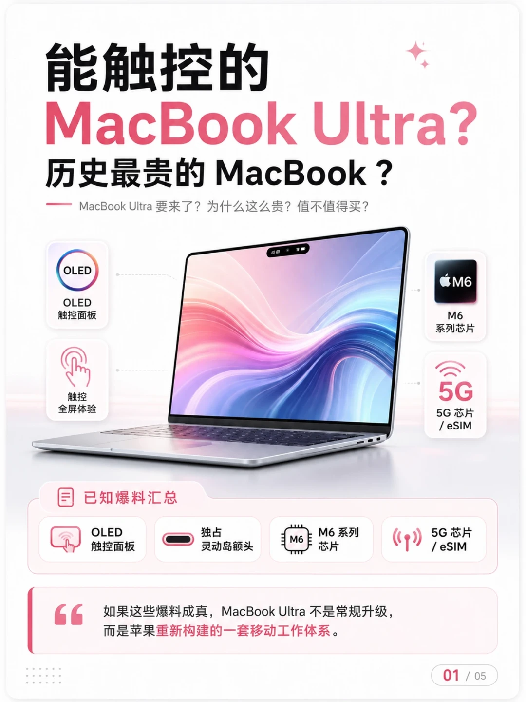 可触控MacBook Ultra，苹果史上最贵笔记本