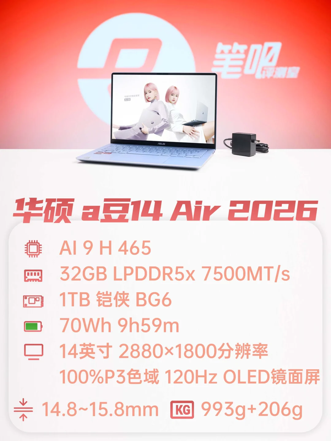聊一款「仅993g、45W性能释放」的笔记本