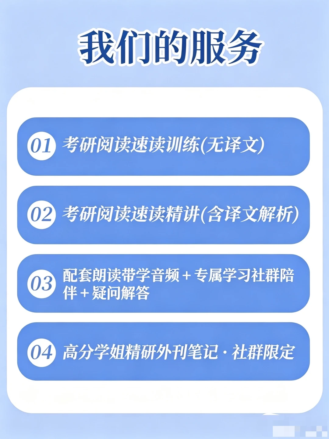 39的考研英语外刊包含哪些服务