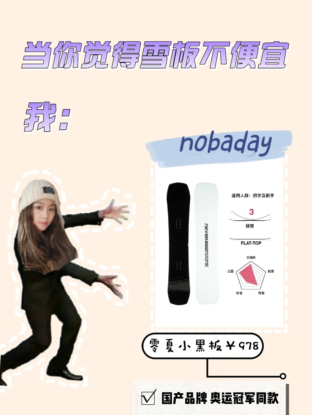 当你觉得雪板不便宜❗️|千元以下的来了❗