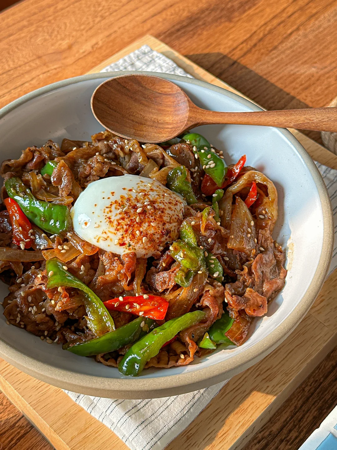 巨好吃的青椒肥牛拌饭🥣香辣过瘾❗️