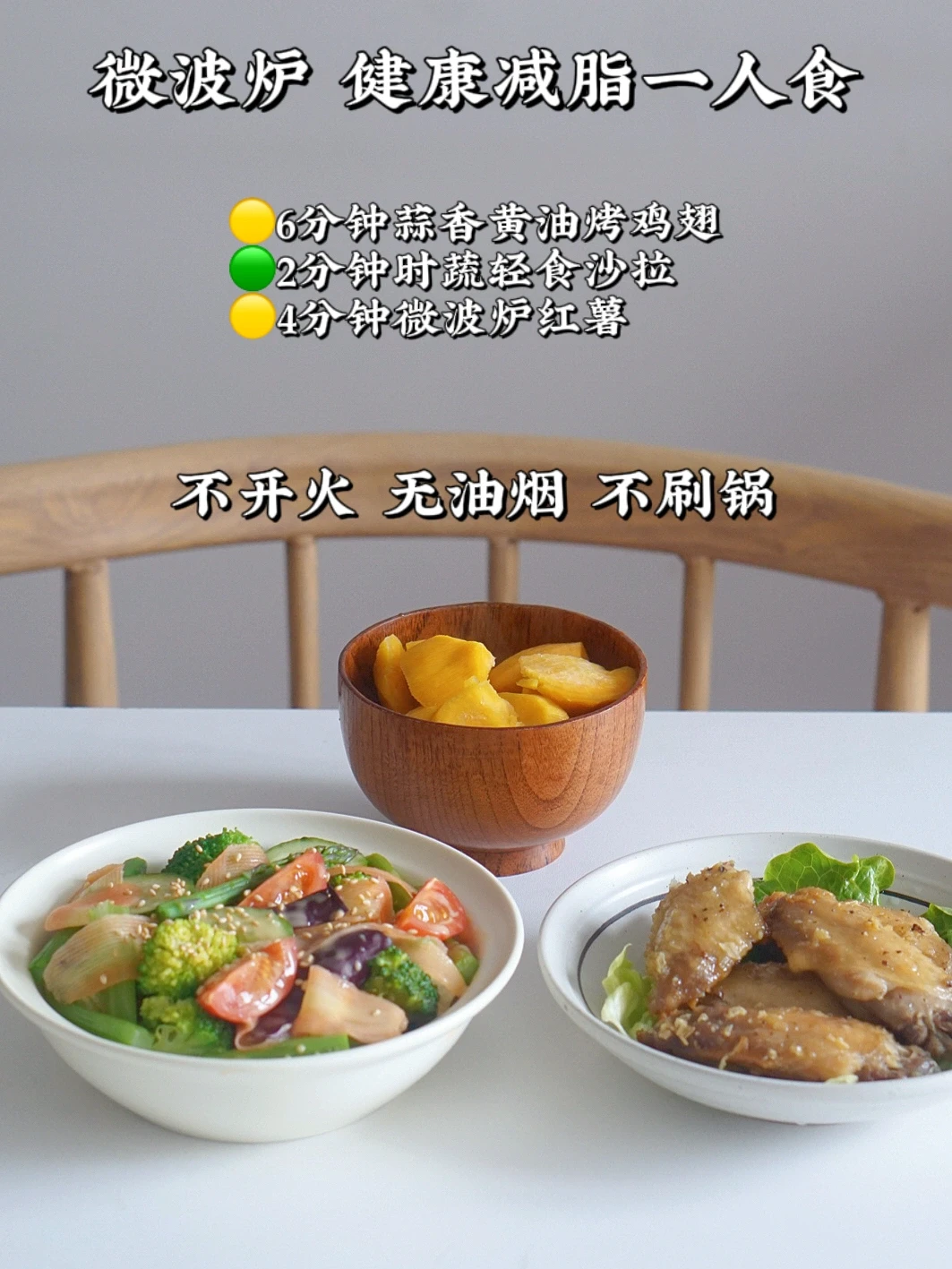用微波炉做减脂餐也太轻松了吧！