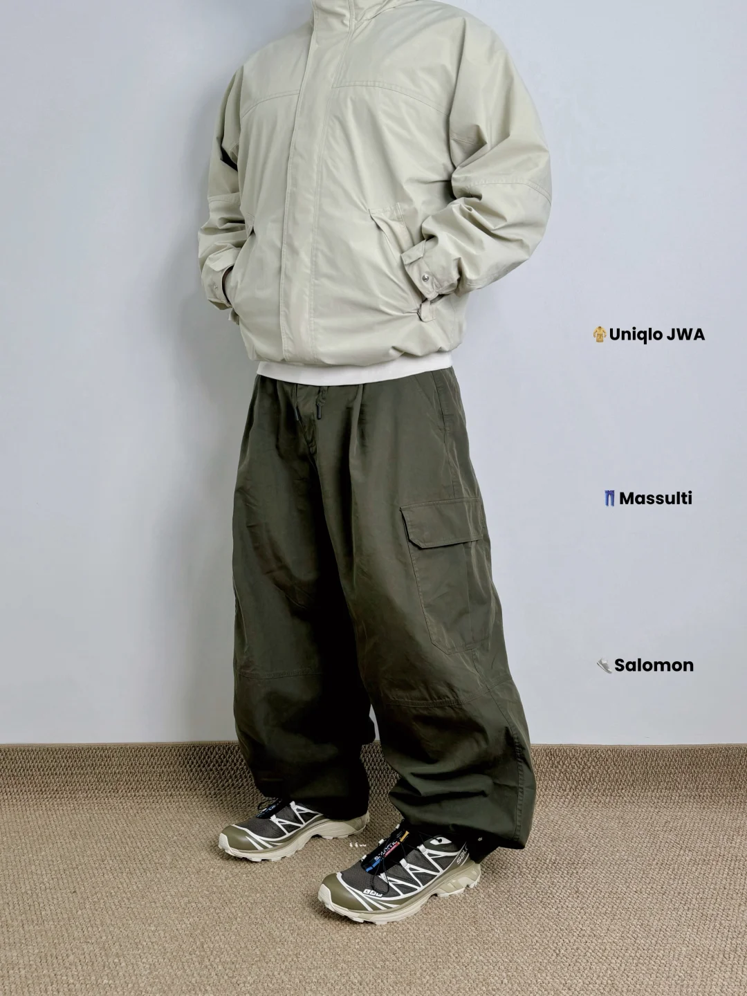 Uniqlo JWA｜冲锋衣穿搭