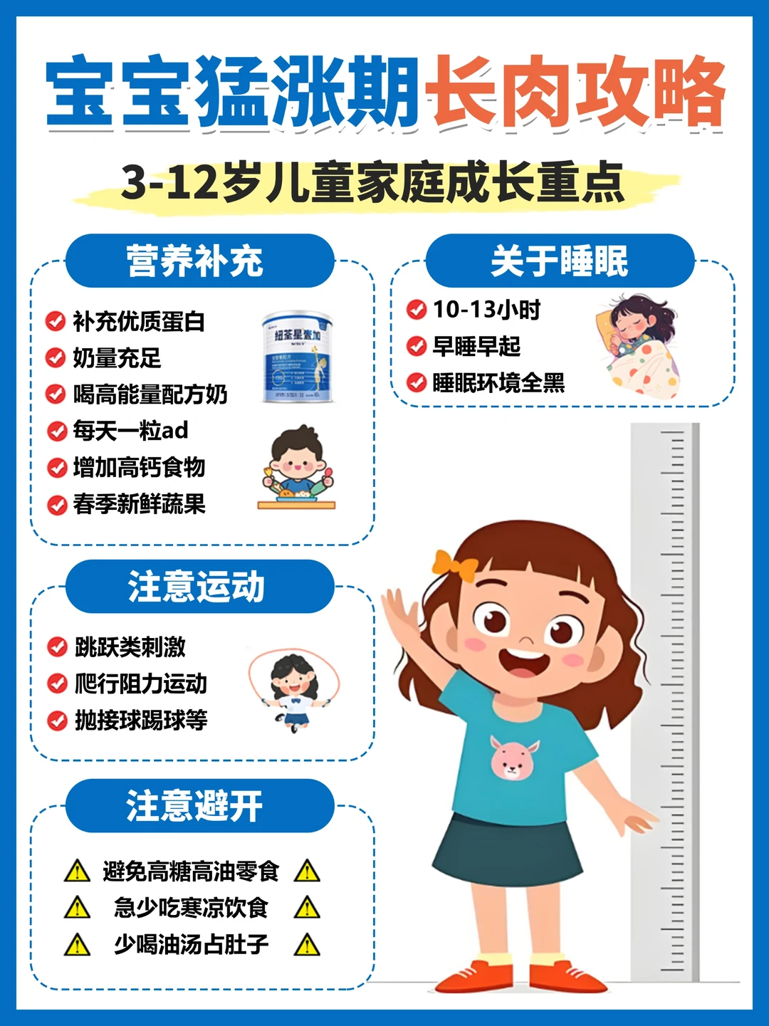 宝宝长得慢？！几个关键点了解一下