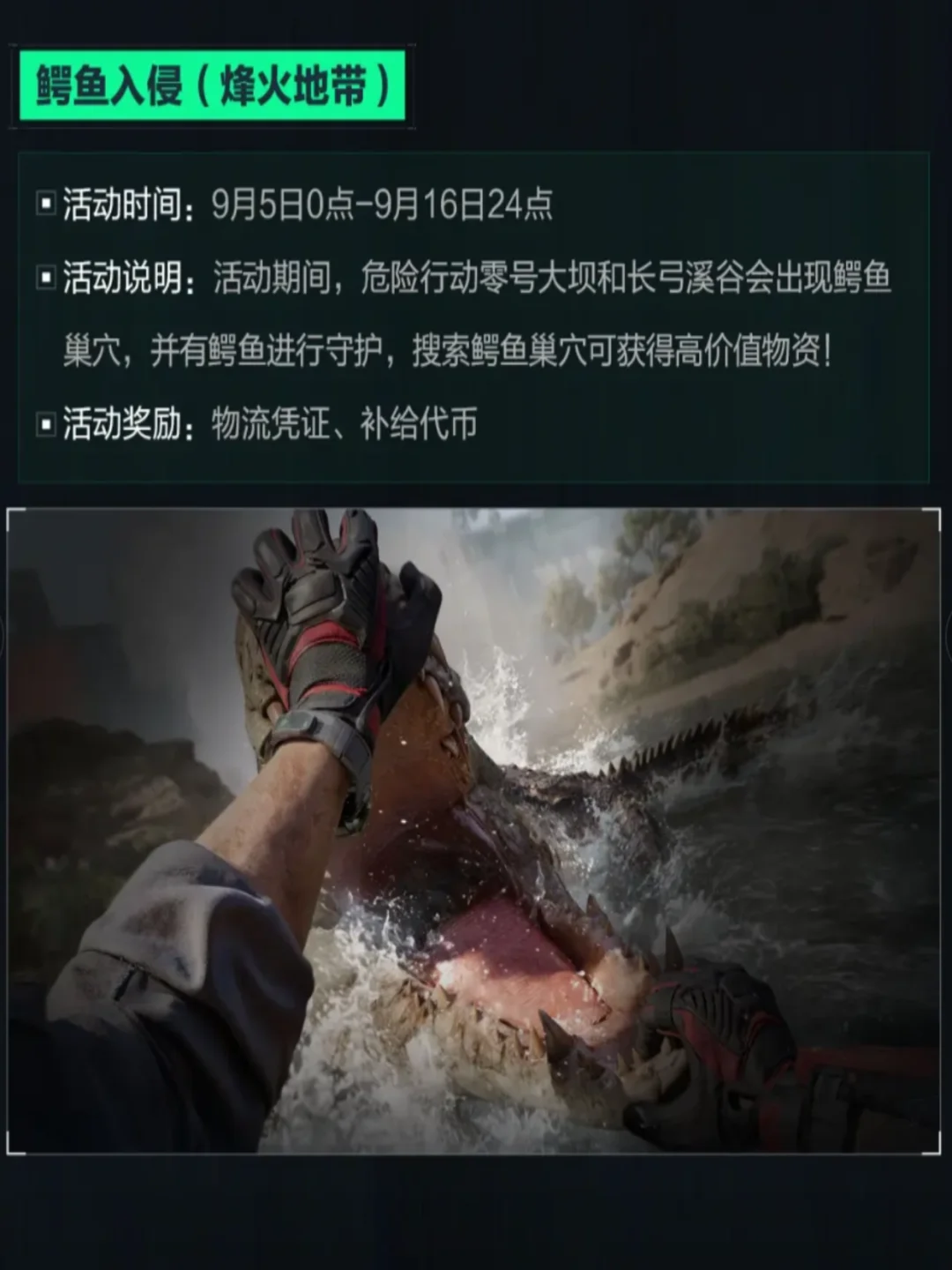 三角洲爆率最高的鳄鱼巢穴返场！全新点位！