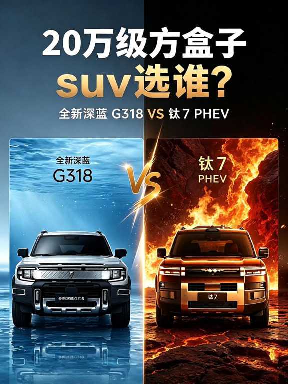 赢麻了！20万级方盒子G318与钛7PK✨