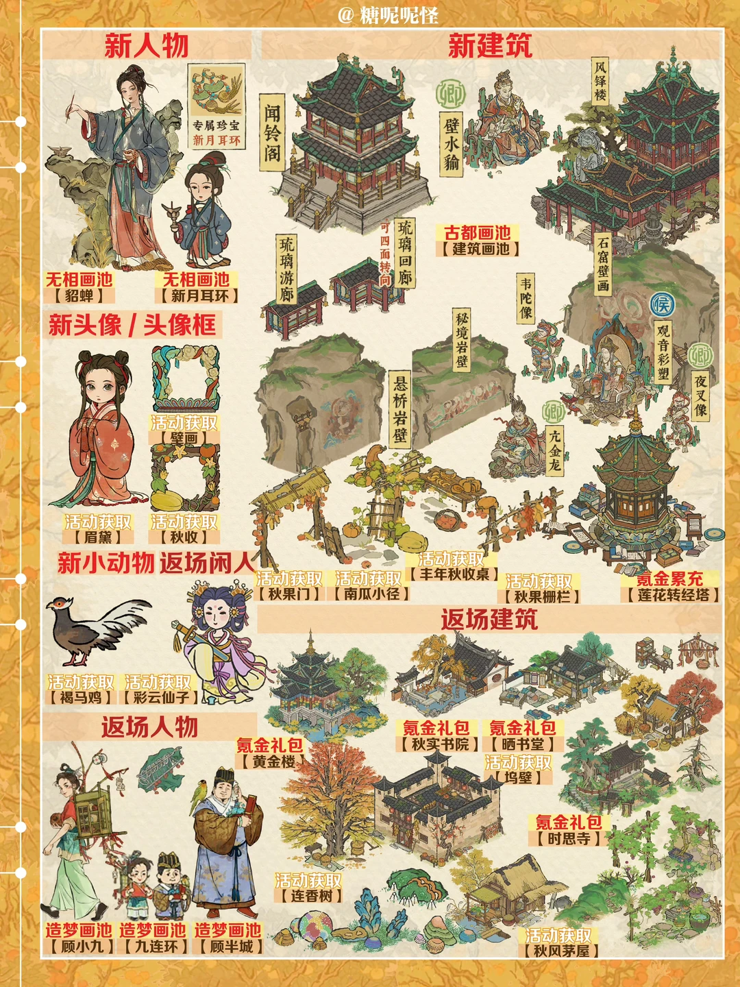 明日起（10月24日）江南百景图活动一览图‼️