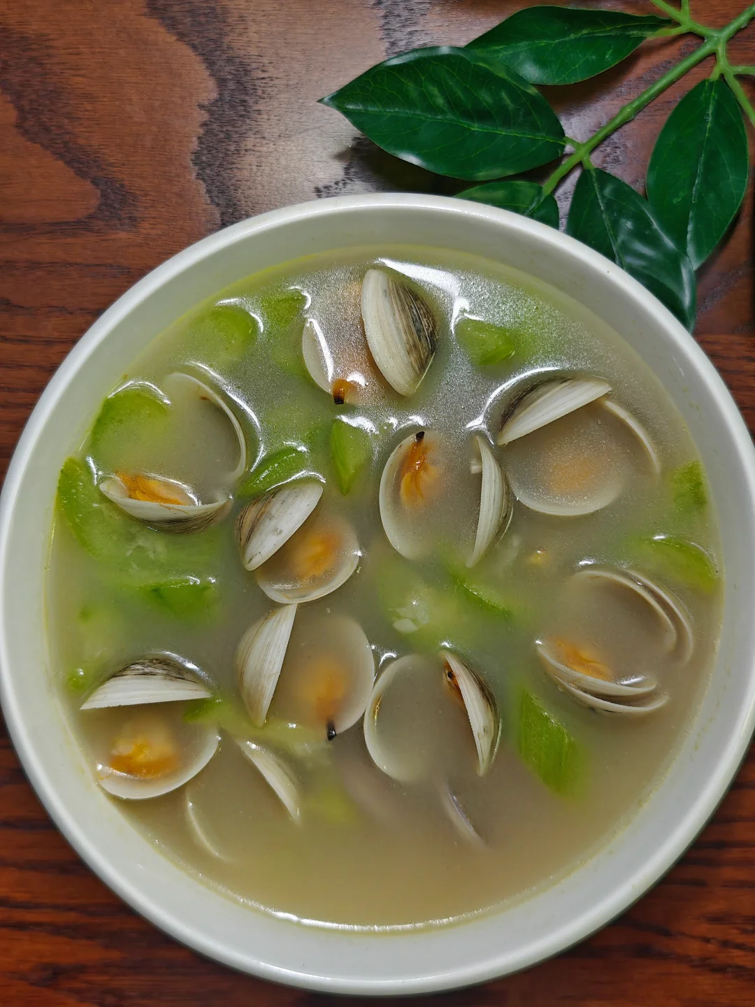 夏日清凉美食🍲《蛤蜊丝瓜汤》