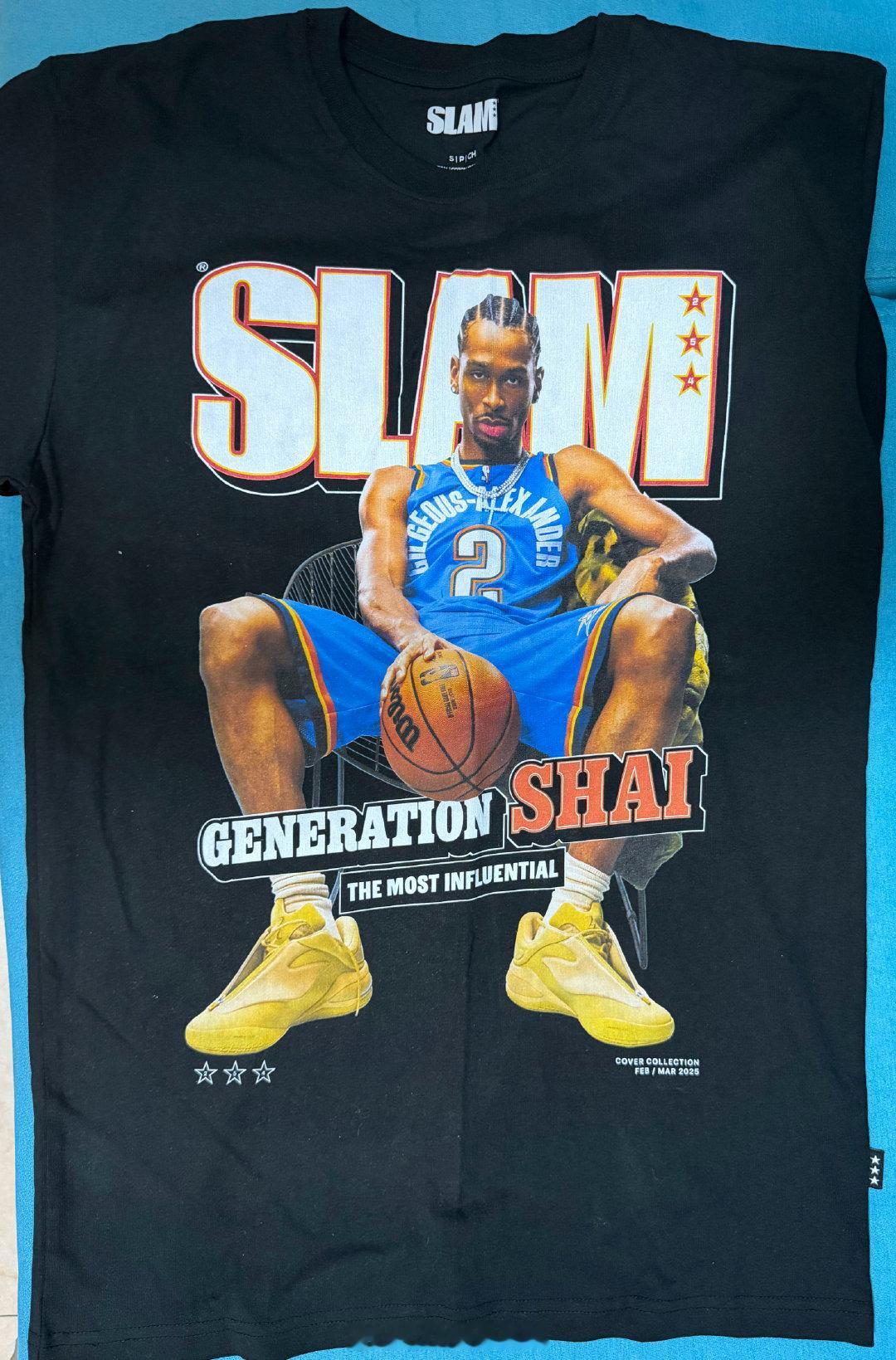 帮出一件全新 SLAM Tee
Shai封面 100%棉 衣长73cm 衣宽42cm
 #SGA亚历山大[超话]##雷霆[超话]# ​