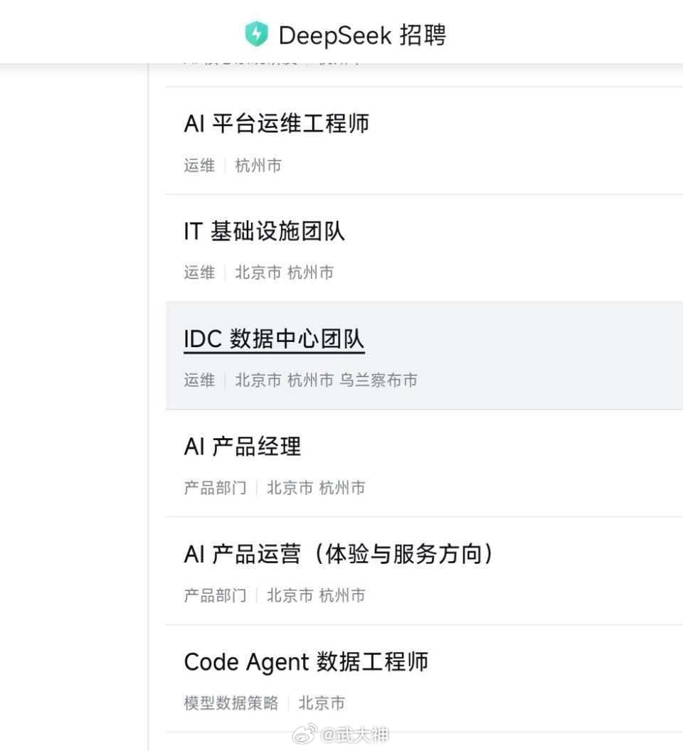#DeepSeek为何招土木人才#DeepSeek并非孤例。放眼整个行业，头部大模型公司和互联网巨头正在加速算力基建布局。

今年7月，智谱正式完成对国产AI异构算力软件公司中科加禾（XCore Sigma）的收购。后者源自中国科学院计算所编译实验室，长期深耕异构算力软件栈及编译优化，在业内被视为国内顶尖AI基础设 ​