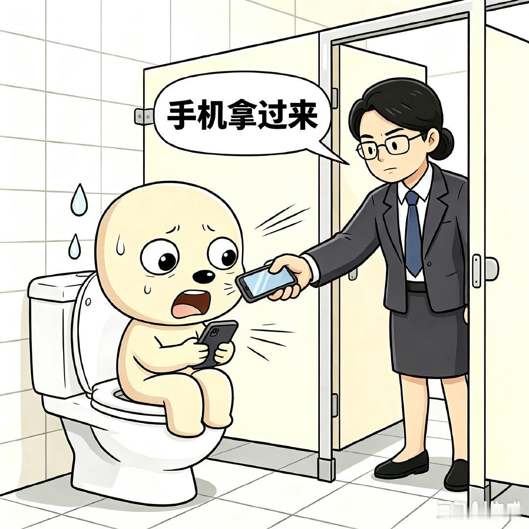 昨天调调被收手机的时候一定很紧张吧 ​