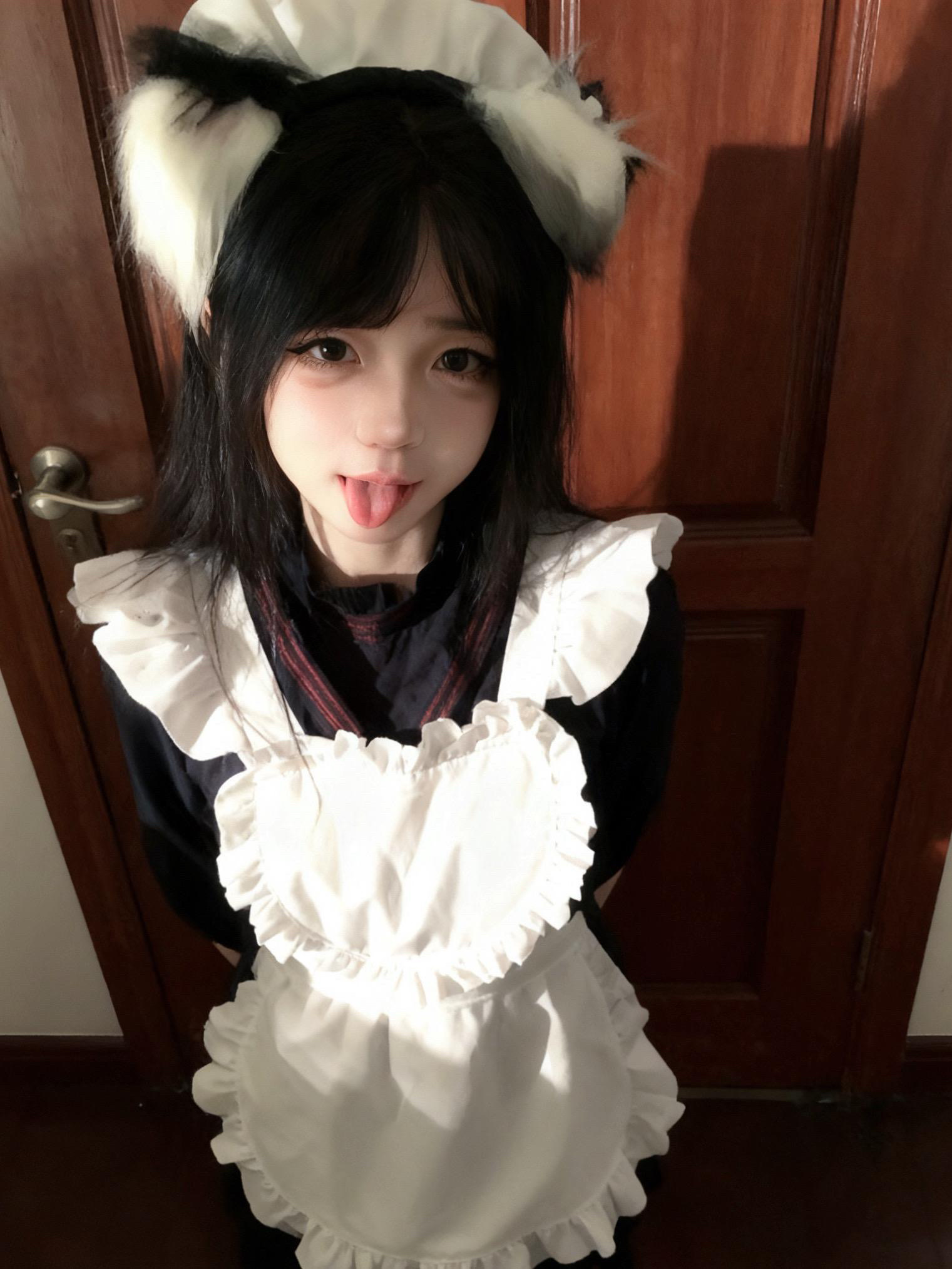 <p>女仆装 美女 <!--{img:0}--></p><img sr...