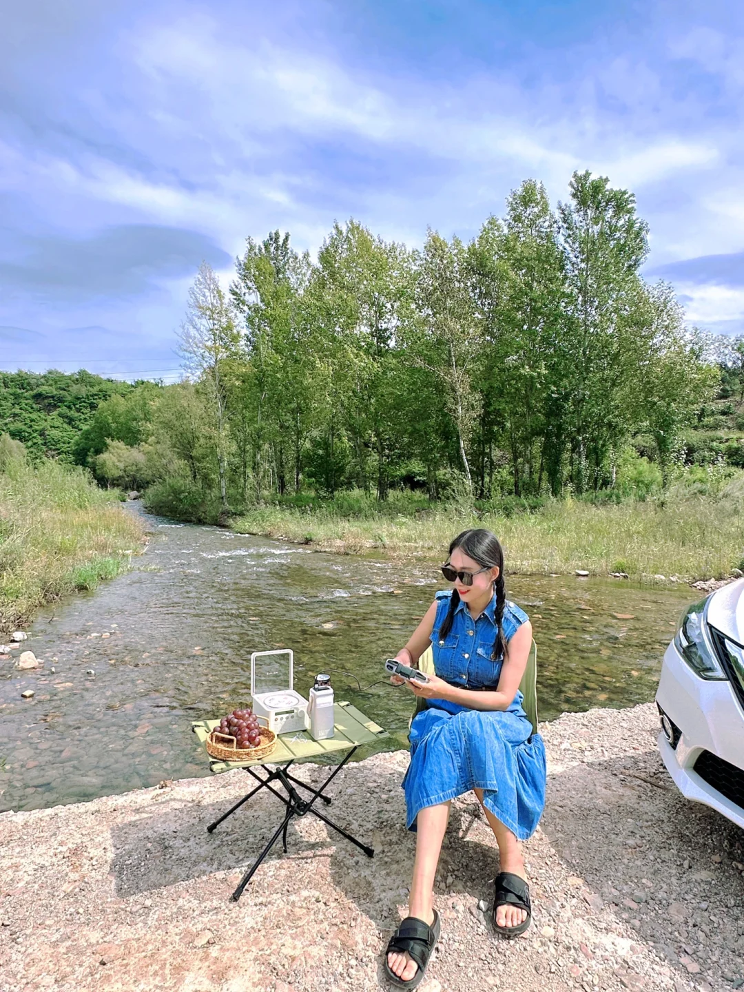 北京1.5h溪边免费烧烤露营宝地，附地图🗺️