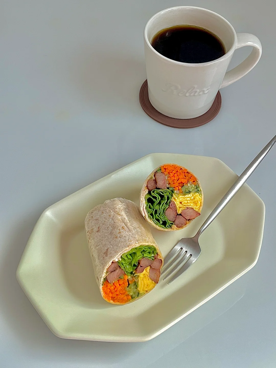 ☀️蔬菜多多牛肉全麦卷饼｜低脂健康谁不爱