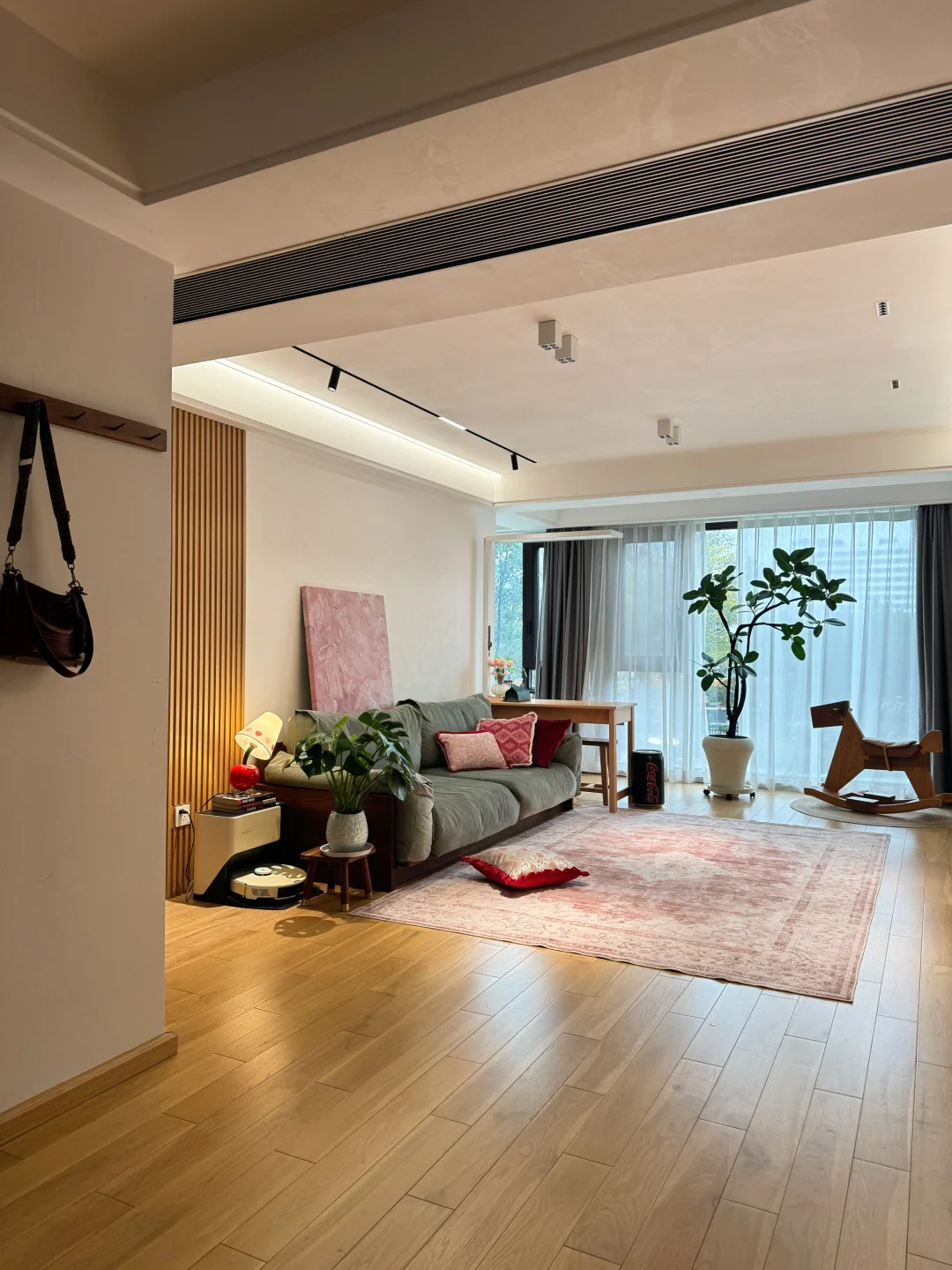 周末的客厅，是粉色的🌷