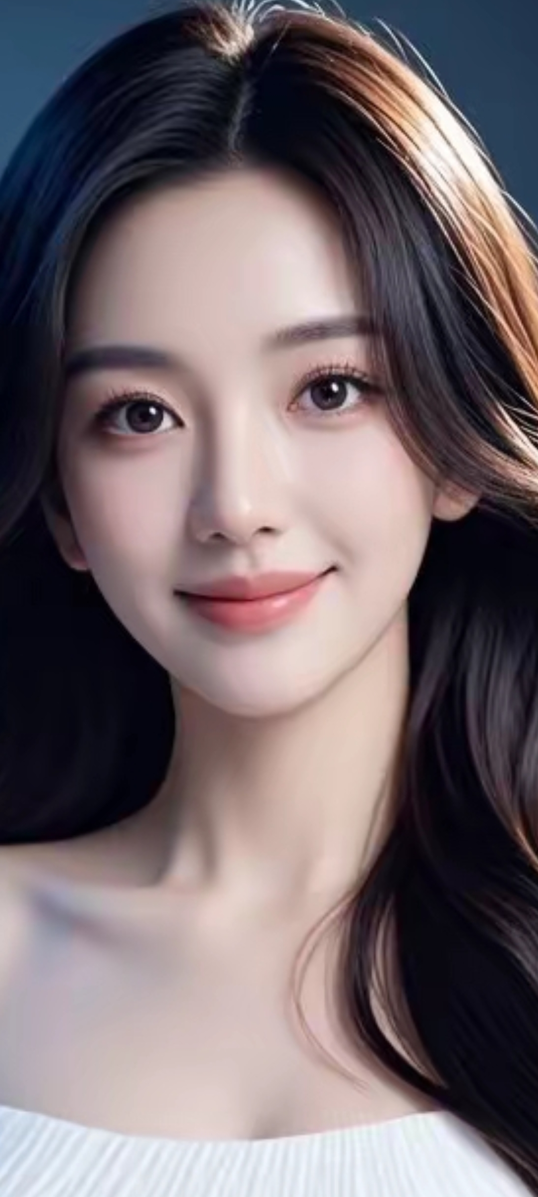 温柔甜美的少女，笑靥如花，令人心动！🌸💕