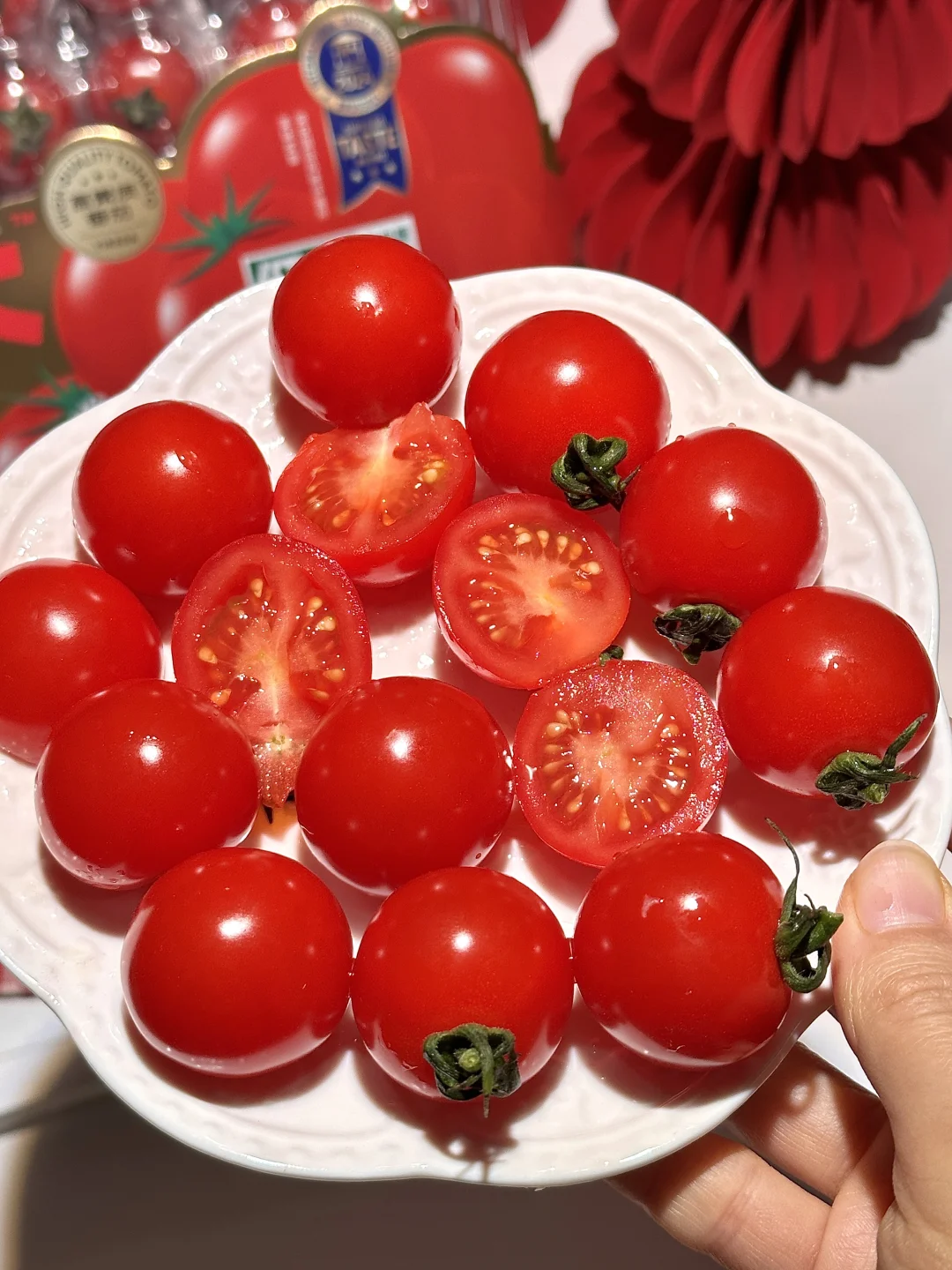 终于知道为什么叫樱桃番茄了🍅！！