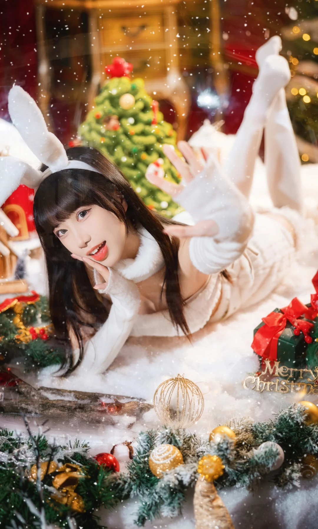 🐰天冷了，可以牵你的手吗？