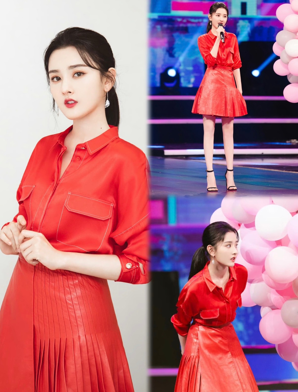 #宋祖儿[超话]#  
🧧新的一年即将到来～🧨
🎇#宋祖儿# 红色穿搭总结❤️ ​