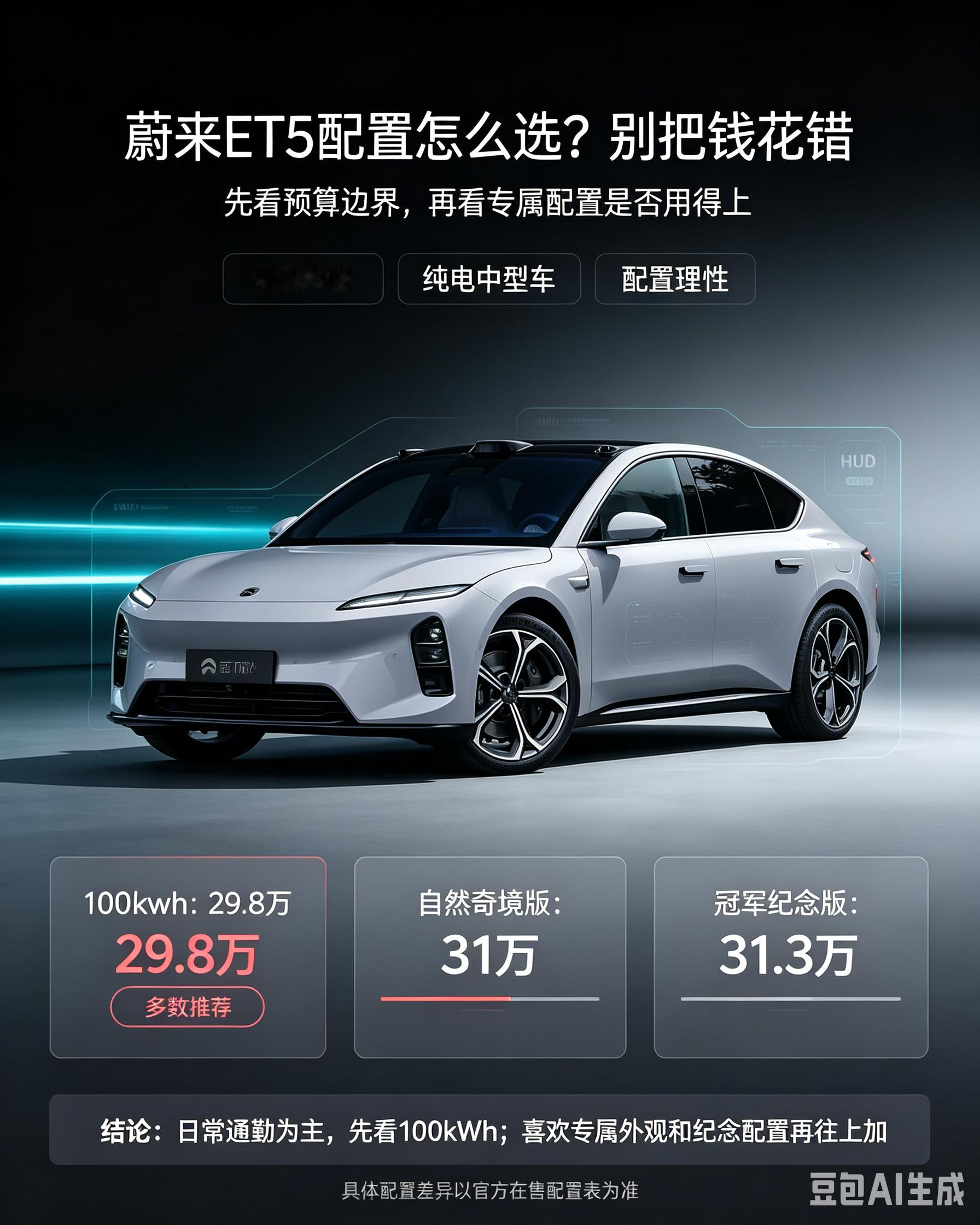 蔚来ET5选购心得