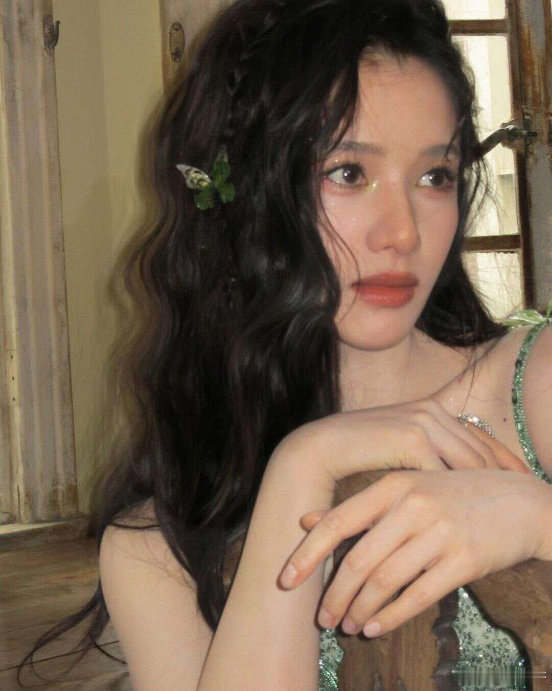 #张婧仪[超话]#绿色 ​