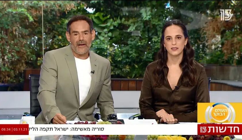 早間直播中突然對女搭檔“假裝解開褲子”,以色列一主持人被停職-圖2