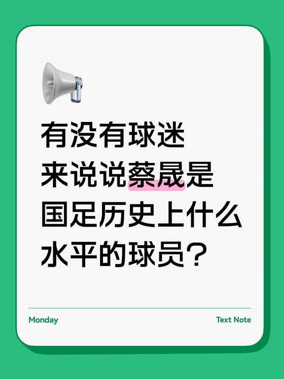 蔡晟是国足历史上什么水平的球员？