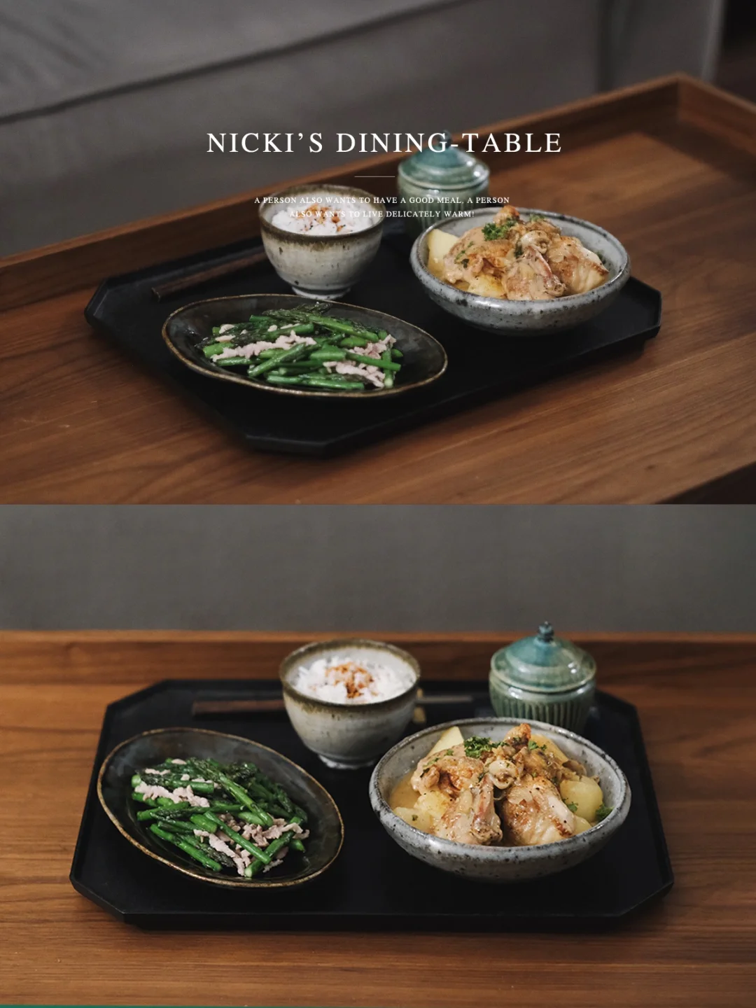 一人食餐桌｜疫情居家也要好好吃饭