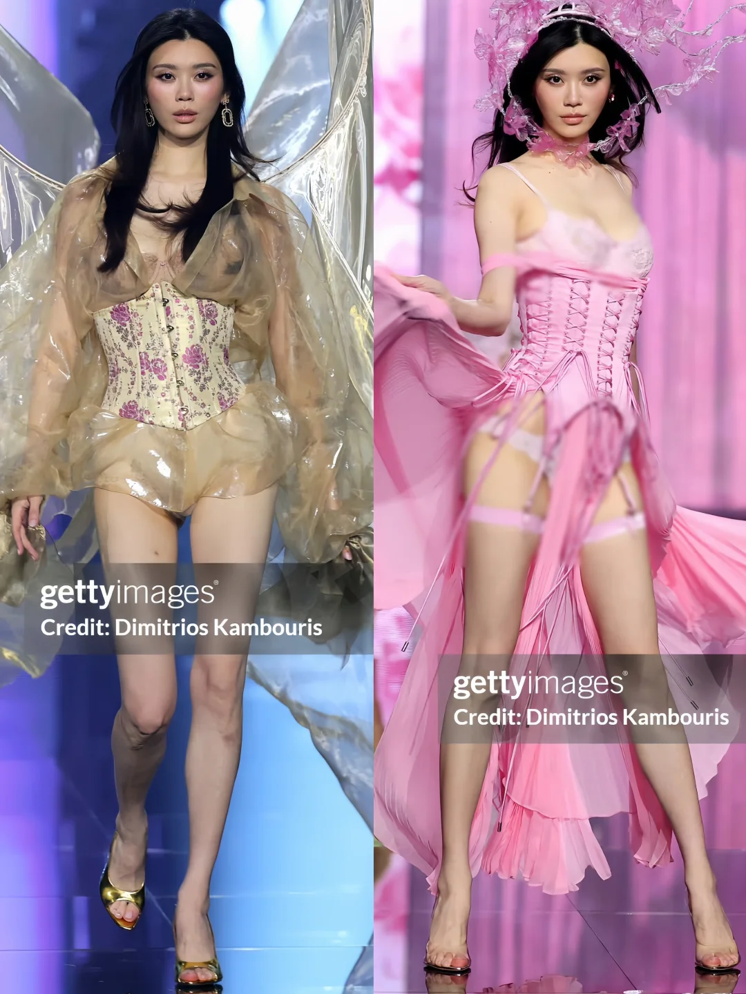 奚梦瑶时隔8年再登维密，这波真是奚妃回宫