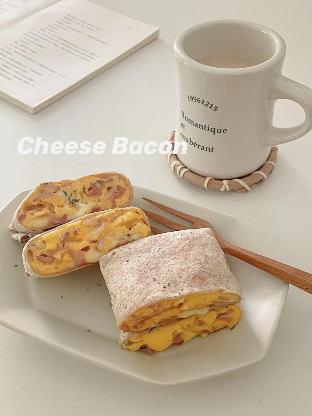 爆浆芝士培根滑蛋卷饼🥓🫓｜好吃到停不下来